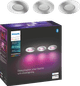 Philips Hue Xamento badkamer inbouwspot White and Color - Chroom - Rond 12-pack verpakking