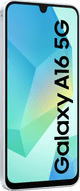 Samsung Galaxy A16 128GB Wit 5G + Samsung Oplader 25W Zwart linkerkant