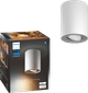 Philips Hue Pillar Mounted Spot Light White Ambiance - White - 1-spot front