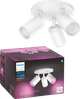 Philips Hue Fugato Opbouwspot White and Color - Wit - 3-spots verpakking