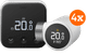Tado Smart Thermostat X Starter Pack Wireless + 4 Radiator Knobs Main Image