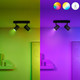 WiZ Smart Spot Light 6-pack - Colored and White Light - GU10 product in use