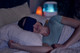 Therabody SleepMask product in use