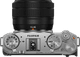Fujifilm X-M5 Silber + XC 15-45mm f/3.5-5.6 OIS PZ oberseite