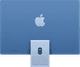 Apple iMac 24 inch M4 (8 core CPU/8 core GPU) 16GB/256GB Blauw AZERTY achterkant