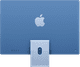 Apple iMac 24 inch M4 (10 core CPU/10 core GPU) 16GB/512GB Blauw QWERTY achterkant