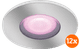 Philips Hue Xamento badkamer inbouwspot White and Color - Chroom - Rond 12-pack Main Image