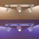 Philips Hue Argenta Spot Monté en Surface White and Color - Blanc - 3 Spots produit à l'usage