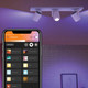 Philips Hue Argenta Spot Monté en Surface White and Color - Blanc - 3 Spots produit à l'usage