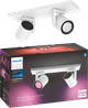 Philips Hue Argenta Spot Monté en Surface White and Color - Blanc - 2 Spots emballage