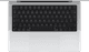 Apple MacBook Pro 14 inch M4 (10 core CPU/10 core GPU) 24GB/1TB Zilver QWERTY bovenkant