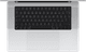 Apple MacBook Pro 16 inch M4 Pro (14 core CPU/20 core GPU) 24GB/512GB Zilver QWERTY bovenkant
