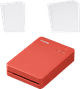 Canon SELPHY QX20 Rood + Canon papier XS-20L (20 stuks) product in gebruik