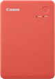 Canon SELPHY QX20 Rood + Canon papier XS-20L (20 stuks) voorkant