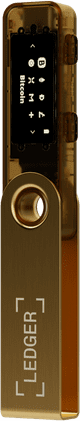 Ledger Nano S Plus Gold rechterkant
