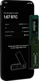 Ledger Nano S Plus Emerald Green product in use