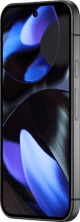Google Pixel 9 256 Go Noir 5G + BlueBuilt Chargeur 30 W Blanc avant