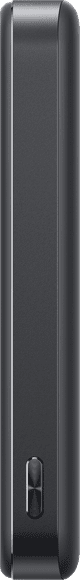 Anker MagGo Slim Wireless Power Bank with MagSafe and Qi2 10,000mAh with Fast Charging Black left side