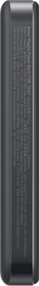 Anker MagGo Slim Wireless Power Bank with MagSafe and Qi2 10,000mAh with Fast Charging Black right side