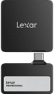 Lexar Go Portable SSD SL400 1TB + Hub voorkant