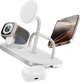 Zens 4-in-1 MagSafe met Qi2 Draadloze Oplader 15W met Standaard, Watch Stand en iPad Stand voorkant
