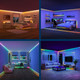 WiZ LED Light Strip - Colored Light - 2x5m product in use