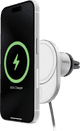 Belkin Phone Mount Car Air Vent with MagSafe and Qi2 Charging Silver product in use