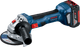 Bosch Professional GWS 18V-7 8.0Ah ProCORE Battery Starter Pack left side