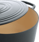 BK BOUR CastIron Braadpan 28 cm Earl Grey detail