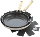 BK Sublime Frying Pan Set 24cm + 28cm Cream Main Image