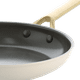 BK Sublime Frying Pan Set 24cm + 28cm Cream detail