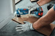 Bosch Professional GOP 18V-34 5,0 Ah GBA Accu (2x) Starterspakket product in gebruik