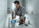 Bosch Professional GOP 18V-34 5,0 Ah GBA Accu (2x) Starterspakket product in gebruik