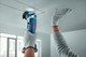 Bosch Professional GOP 18V-34 5,0 Ah GBA Accu (2x) Starterspakket product in gebruik