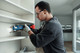 Bosch Professional GOP 18V-34 5,0 Ah GBA Accu (2x) Starterspakket product in gebruik