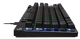 Logitech G Pro X TKL Rapid Gaming Toetsenbord Zwart Qwerty linkerkant