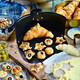 Philips Airfryer Pizza- und Grillrost HD9963/00 produkt in gebrauch