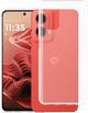 Just in Case Soft Design Motorola Moto G35 Back Cover Transparant product in gebruik
