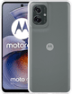 Just in Case Soft Design Motorola Moto G75 Back Cover Transparant voorkant