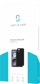 Just in Case Soft Design Motorola Moto G75 Back Cover Black packaging