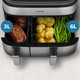 Philips 5000 Series Dual Basket NA555/00 product in use