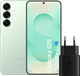 Samsung Galaxy S25 128GB Mint 5G + Samsung Oplader 25 Watt Zwart Main Image