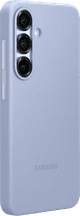 Samsung Galaxy S25 Siliconen Back Cover Lichtblauw rechterkant