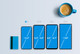 Samsung Galaxy S25 256GB Hellblau 5G visuelles Coolblue 1