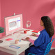 Logitech Pop Icon Combo Keyboard and Mouse Set Pink product in use