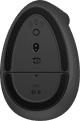Logitech Lift Verticale Ergonomische Muis Zwart onderkant