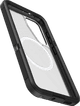 OtterBox Defender Samsung Galaxy S25 Back Cover with Magnet Transparent with Black Belt left side