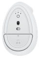 Logitech Lift Verticale Ergonomische Muis Wit onderkant