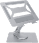 BlueBuilt Support Pivotant et Réglable pour PC Portables 10 - 17 Pouces côté gauche