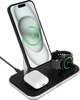 BlueBuilt 3-in-1 Draadloze Oplader met Qi2 15W Zwart voorkant
